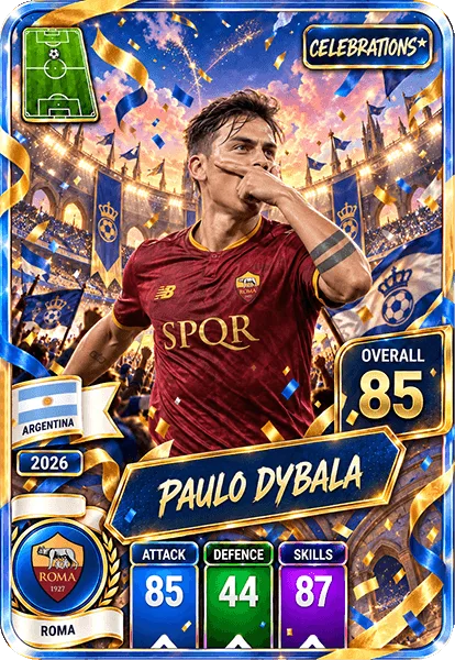 کارت پائولو دیبالا، AS Roma، Argentina در کارتبال