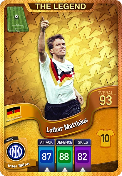 کارت لوتار ماتئوس، Legend، West Germany در کارتبال