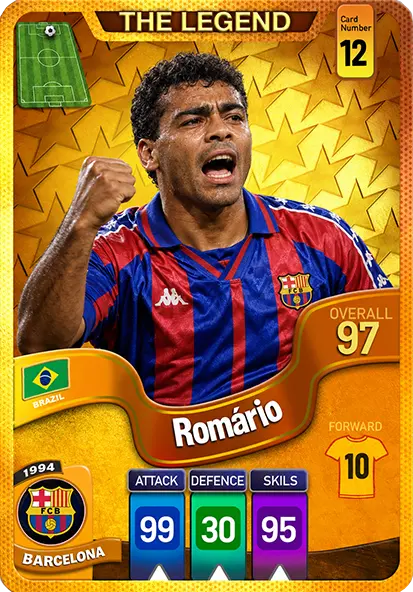 کارت روماریو، Legend، Brazil در کارتبال