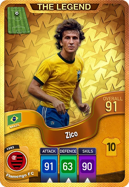 کارت زیکو، Legend، Brazil در کارتبال